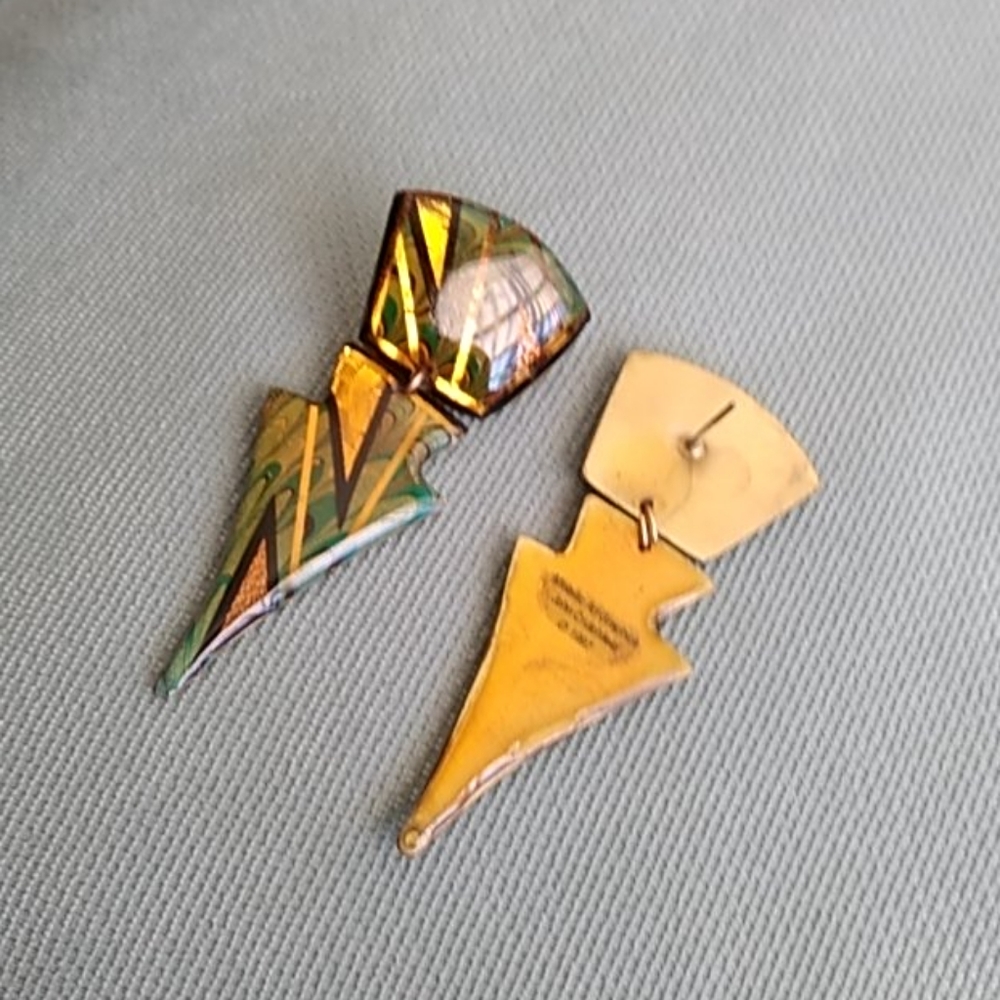 DRAGON PIN AND EARRINGS - Picture 8 of 8